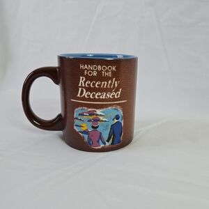 Beetlejuice Brown Handbook for the Recently Deceased Officially Licensed Mug NEW